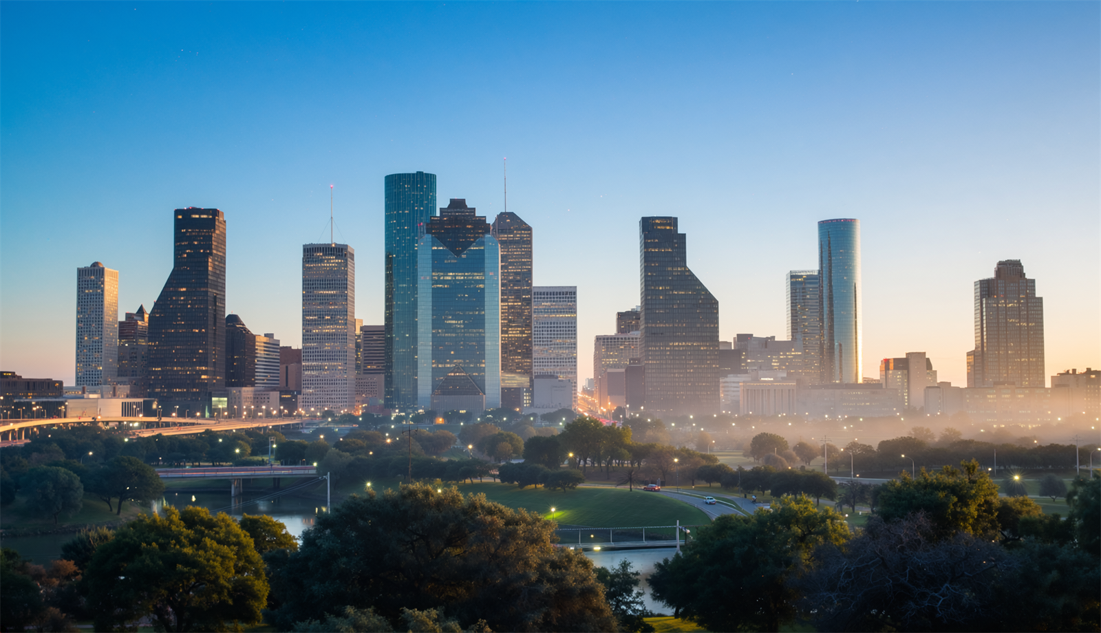 Houston skyline during the day
